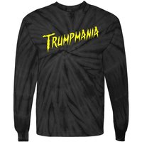 Trumpmania Funny Joke Humour Design Tie-Dye Long Sleeve Shirt