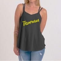 Trumpmania Funny Joke Humour Design Women's Strappy Tank