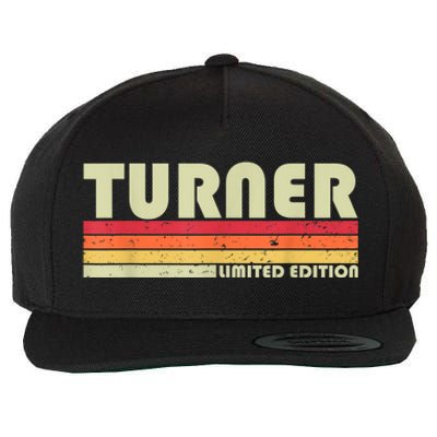 TURNER Funny Job Title Profession Birthday Worker Idea Wool Snapback Cap