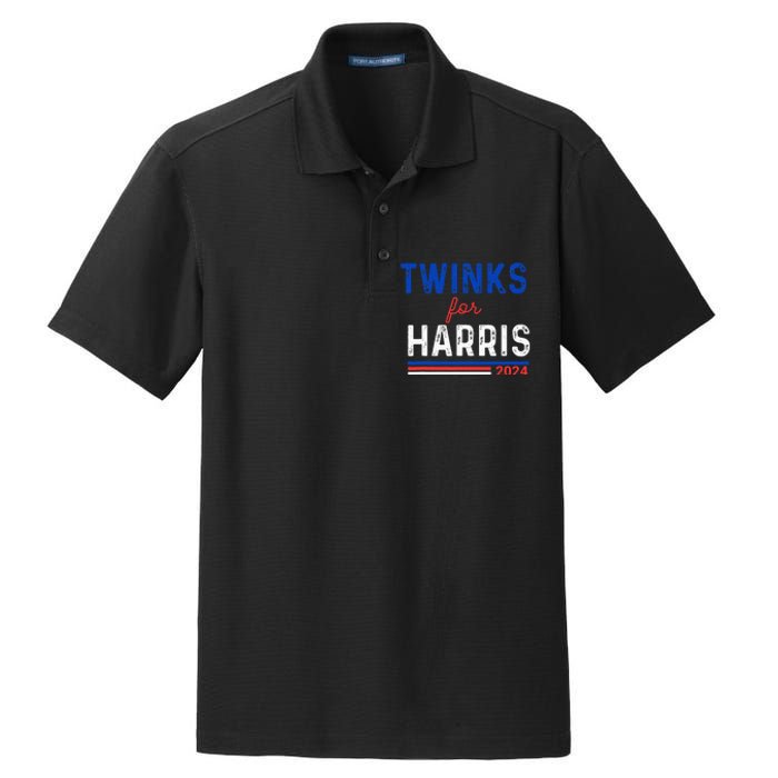 Twinks For Kamala Harris Dry Zone Grid Polo