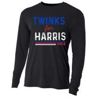 Twinks For Kamala Harris Cooling Performance Long Sleeve Crew