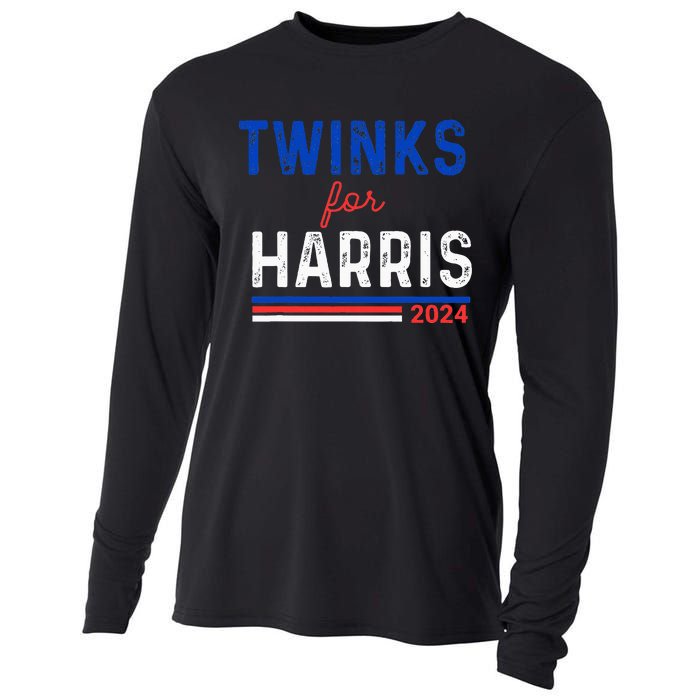 Twinks For Kamala Harris Cooling Performance Long Sleeve Crew