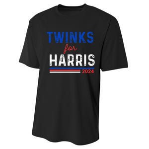 Twinks For Kamala Harris Performance Sprint T-Shirt