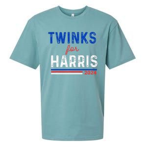 Twinks For Kamala Harris Sueded Cloud Jersey T-Shirt