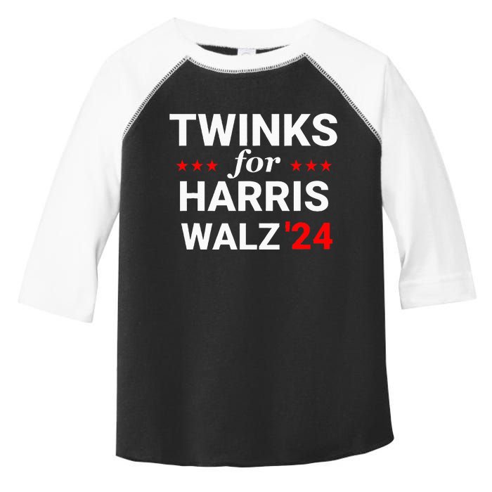 Twinks For Kamala Harris Tim Waltz 2024 Toddler Fine Jersey T-Shirt