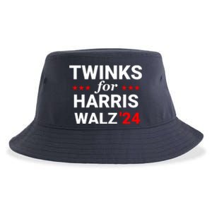 Twinks For Kamala Harris Tim Waltz 2024 Sustainable Bucket Hat