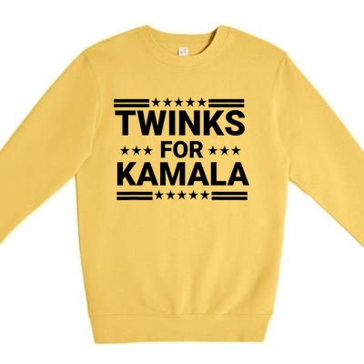 Twinks For Kamala Harris Premium Crewneck Sweatshirt