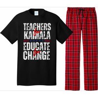 Teachers For Kamala Design Educate For Change Harris 47 Pajama Set