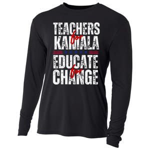 Teachers For Kamala Design Educate For Change Harris 47 Cooling Performance Long Sleeve Crew