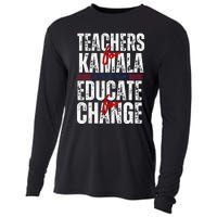 Teachers For Kamala Design Educate For Change Harris 47 Cooling Performance Long Sleeve Crew