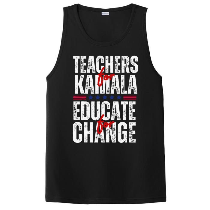 Teachers For Kamala Design Educate For Change Harris 47 PosiCharge Competitor Tank