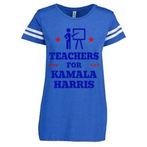 Teachers For Kamala Harris 2024 Election Breaking Barriers Enza Ladies Jersey Football T-Shirt