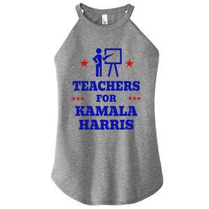 Teachers For Kamala Harris 2024 Election Breaking Barriers Women's Perfect Tri Rocker Tank