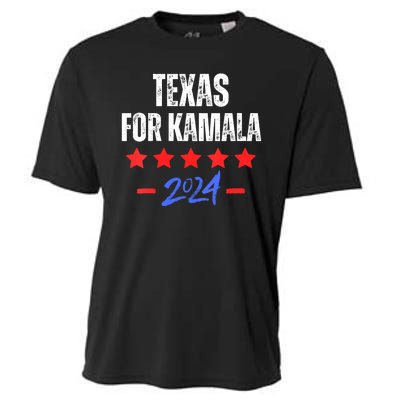 Texas For Kamala 2024 Dnc Kamala Harris Supporter Cooling Performance Crew T-Shirt