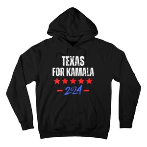 Texas For Kamala 2024 Dnc Kamala Harris Supporter Hoodie