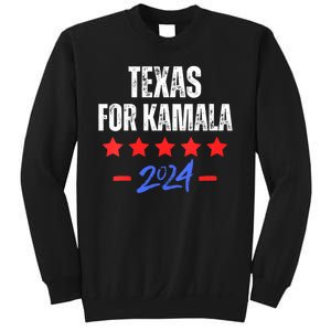 Texas For Kamala 2024 Dnc Kamala Harris Supporter Sweatshirt