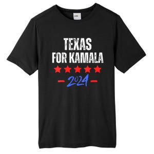 Texas For Kamala 2024 Dnc Kamala Harris Supporter Tall Fusion ChromaSoft Performance T-Shirt