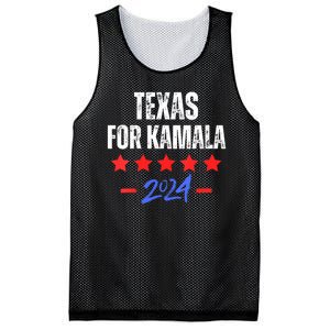 Texas For Kamala 2024 Dnc Kamala Harris Supporter Mesh Reversible Basketball Jersey Tank