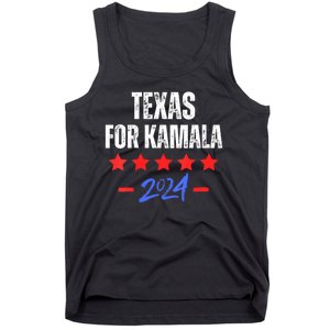 Texas For Kamala 2024 Dnc Kamala Harris Supporter Tank Top