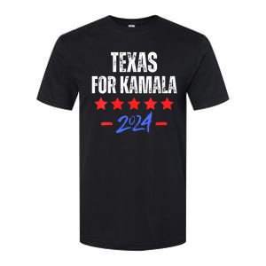 Texas For Kamala 2024 Dnc Kamala Harris Supporter Softstyle CVC T-Shirt