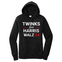 Twinks For Kamala Harris Tim Waltz 2024 Women's Pullover Hoodie