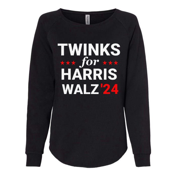 Twinks For Kamala Harris Tim Waltz 2024 Womens California Wash Sweatshirt