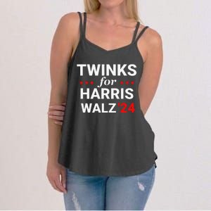 Twinks For Kamala Harris Tim Waltz 2024 Women's Strappy Tank