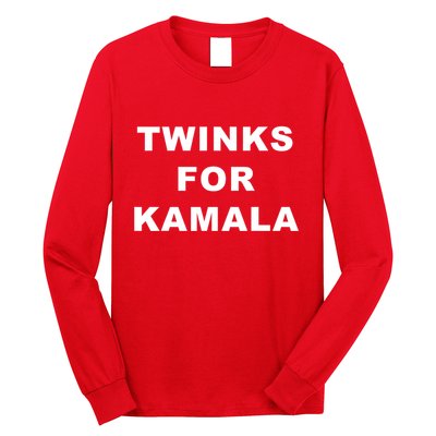 Twinks For Kamala 2024 Lgbtq+ Pride Support Kamala Harris Long Sleeve Shirt