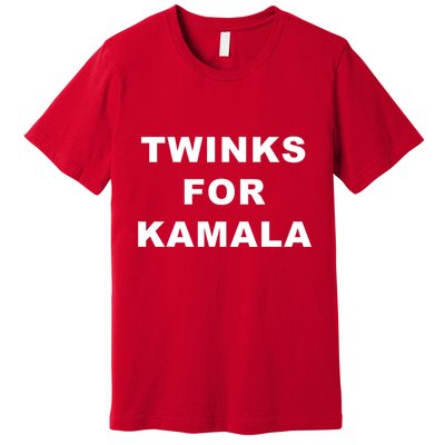 Twinks For Kamala 2024 Lgbtq+ Pride Support Kamala Harris Premium T-Shirt