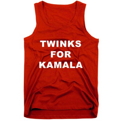Twinks For Kamala 2024 Lgbtq+ Pride Support Kamala Harris Tank Top