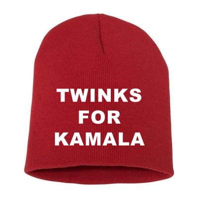 Twinks For Kamala 2024 Lgbtq+ Pride Support Kamala Harris Short Acrylic Beanie