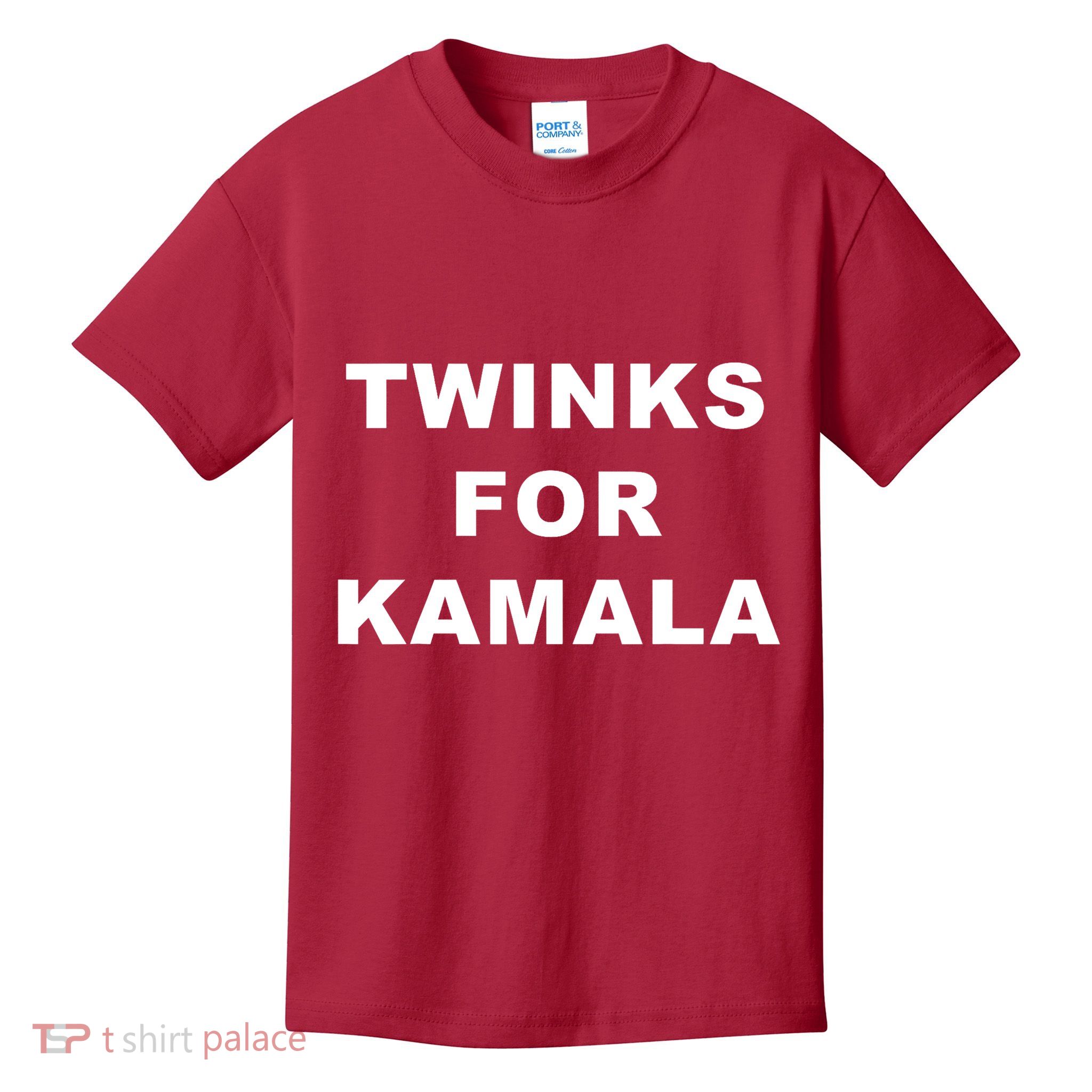 Twinks For Kamala 2024 Lgbtq+ Pride Support Kamala Harris Kids T-Shirt