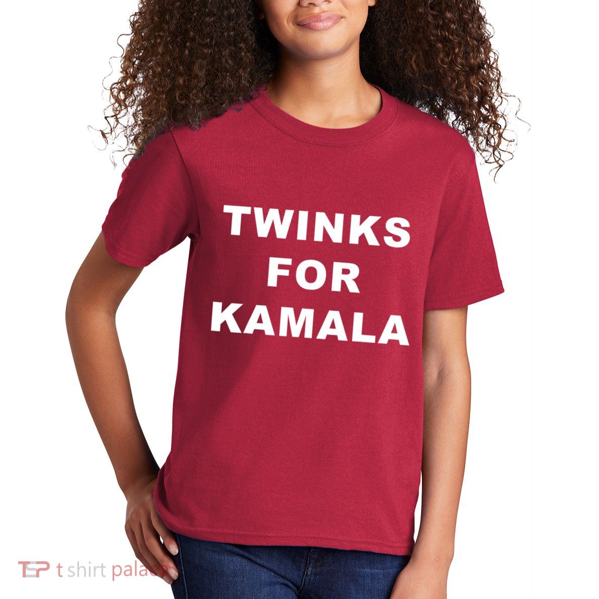Twinks For Kamala 2024 Lgbtq+ Pride Support Kamala Harris Kids T-Shirt