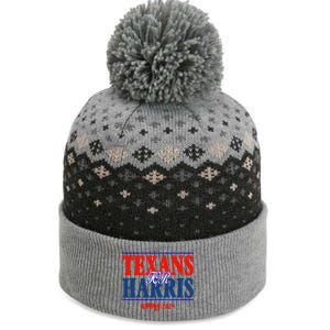 Texans For Kamala Harris 2024 Texans For Harris Kamala 2024 The Baniff Cuffed Pom Beanie