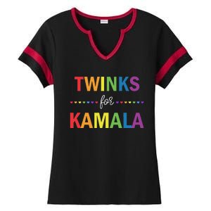 Twinks For Kamala Ladies Halftime Notch Neck Tee