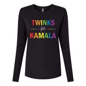 Twinks For Kamala Womens Cotton Relaxed Long Sleeve T-Shirt