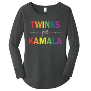 Twinks For Kamala Women's Perfect Tri Tunic Long Sleeve Shirt