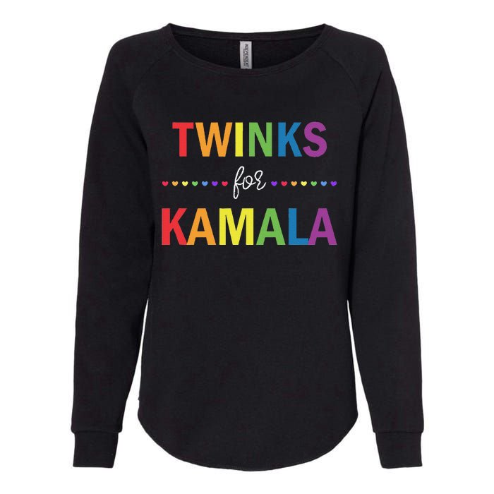 Twinks For Kamala Womens California Wash Sweatshirt