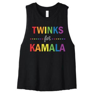 Twinks For Kamala Women's Racerback Cropped Tank