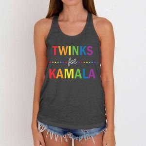 Twinks For Kamala Women's Knotted Racerback Tank