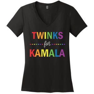 Twinks For Kamala Women's V-Neck T-Shirt