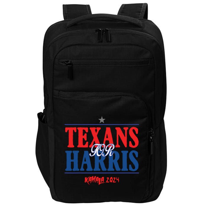 Texans For Kamala Harris 2024 Texans For Harris Kamala 2024 Impact Tech Backpack