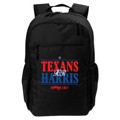 Texans For Kamala Harris 2024 Texans For Harris Kamala 2024 Daily Commute Backpack