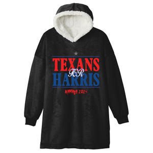 Texans For Kamala Harris 2024 Texans For Harris Kamala 2024 Hooded Wearable Blanket