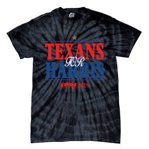 Texans For Kamala Harris 2024 Texans For Harris Kamala 2024 Tie-Dye T-Shirt