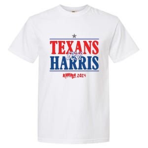 Texans For Kamala Harris 2024 Texans For Harris Kamala 2024 Garment-Dyed Heavyweight T-Shirt