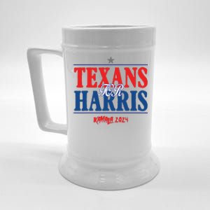 Texans For Kamala Harris 2024 Texans For Harris Kamala 2024 Beer Stein