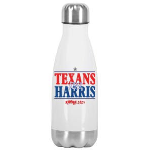 Texans For Kamala Harris 2024 Texans For Harris Kamala 2024 Stainless Steel Insulated Water Bottle