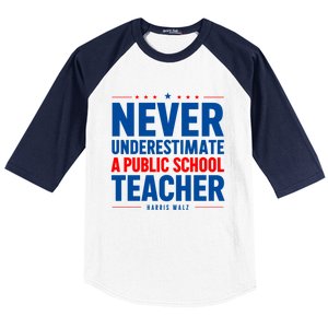 Teachers For Kamala Harris Tim Walz 2024 Madam President Baseball Sleeve Shirt