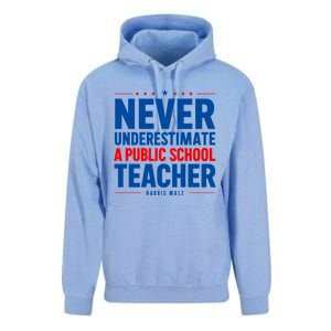 Teachers For Kamala Harris Tim Walz 2024 Madam President Unisex Surf Hoodie